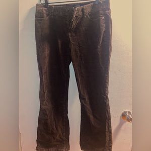Y2K Vintage Brown Corduroy Flare Pants